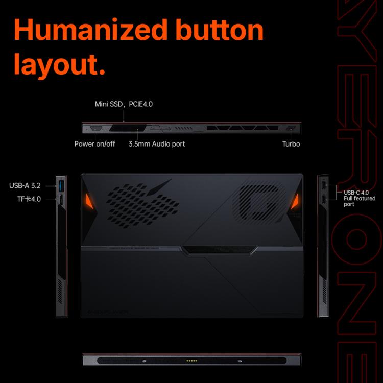ONE-NETBOOK OneXPlayer X1 Air 10.95인치 휴대용 게임 콘솔, 윈도우 11 인텔 코어 울트라 5 228V, 32GB+512GB, 32GB+1TB