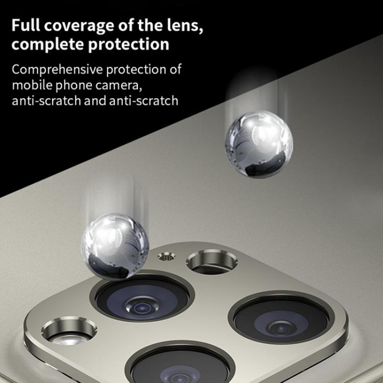 XDcase Titanium Alloy Hollow Camera Lens Protector, For iPhone 15 Pro / 15 Pro Max