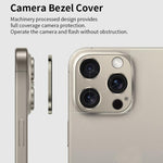 XDcase Titanium Alloy Hollow Camera Lens Protector, For iPhone 14 Pro / 14 Pro Max