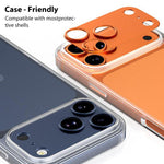 XDcase 티타늄 합금 속이 빈 카메라 렌즈 보호기, 아이폰 17 프로 맥스용, 아이폰 17 프로용