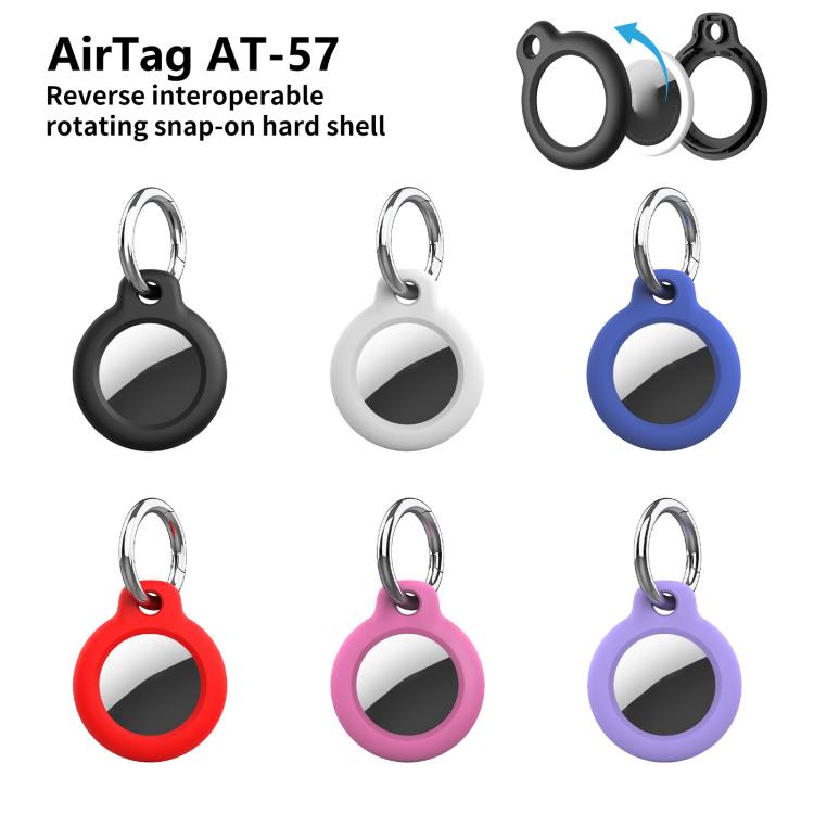 xDfind 스프링 버클 PC 보호 커버, AirTag 2세대 / AirTag 1세대용