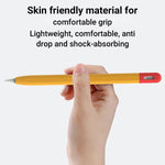 XDcase 대비 색상 실리콘 보호 스타일러스 펜 케이스, Apple Pencil Pro / 2용, Apple Pencil Pro / 2 / 1용, Apple Pencil USB-C / 3용