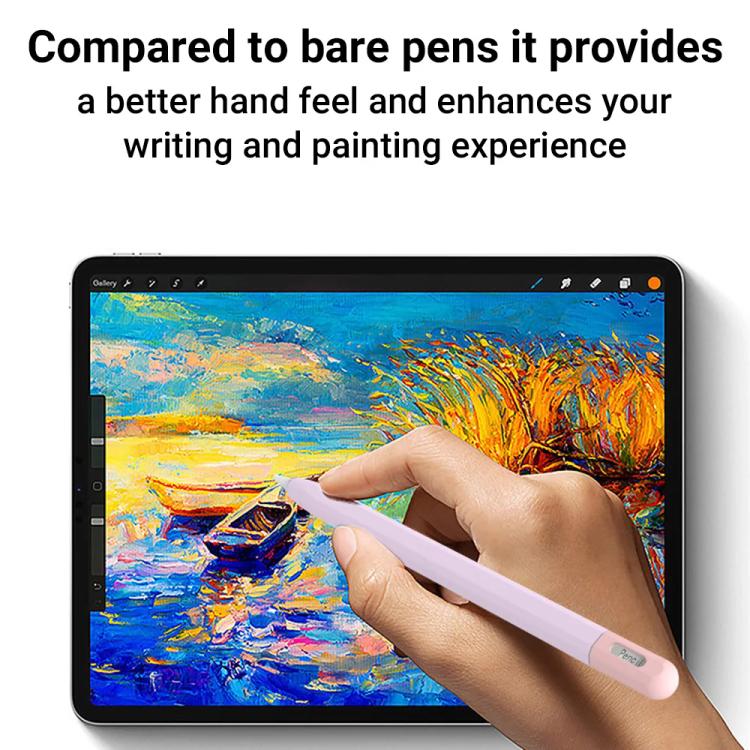 XDcase 대비 색상 실리콘 보호 스타일러스 펜 케이스, Apple Pencil Pro / 2용, Apple Pencil Pro / 2 / 1용, Apple Pencil USB-C / 3용