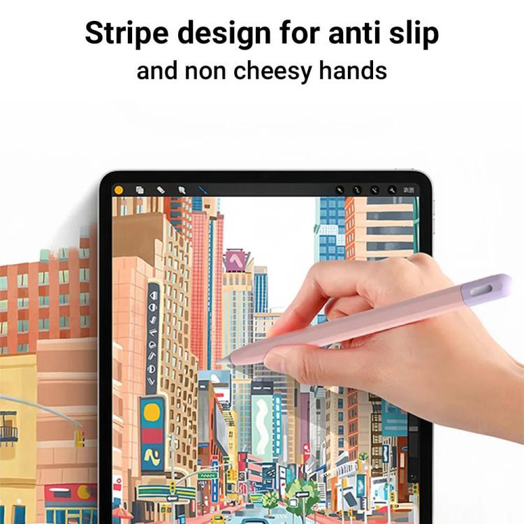 XDcase 대비 색상 실리콘 보호 스타일러스 펜 케이스, Apple Pencil Pro / 2용, Apple Pencil Pro / 2 / 1용, Apple Pencil USB-C / 3용