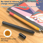 XDcase 대비 색상 실리콘 보호 스타일러스 펜 케이스, Apple Pencil Pro / 2용, Apple Pencil Pro / 2 / 1용, Apple Pencil USB-C / 3용