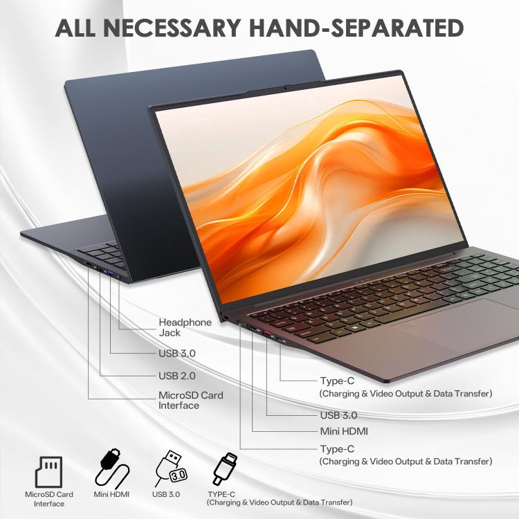 GXMO T160 16인치 윈도우 11 노트북, 16GB+512GB, AMD 라이젠 5 7430U 헥사 코어 프로세서, 유럽 플러그, 미국 플러그, 영국 플러그, 호주 플러그
