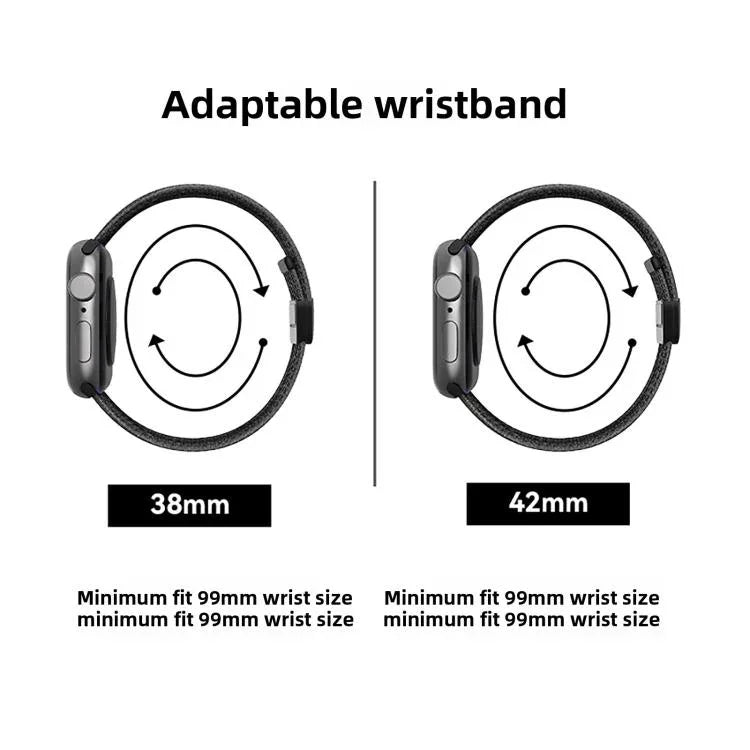 통기성 나일론 피시라인 시계줄, 애플 워치 46mm / 49mm / 45mm / 44mm용, 애플 워치 S11 42mm / 41mm / 40mm / 38mm용