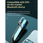 V19S 블루투스 5.0 비즈니스 스타일 지문 터치 블루투스 이어폰