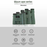SKY ROVER Qinyun 방수 APO 휴대용 쌍안경, 6x32, 8x42, 10x42, 12x50, 12x56, 15x56