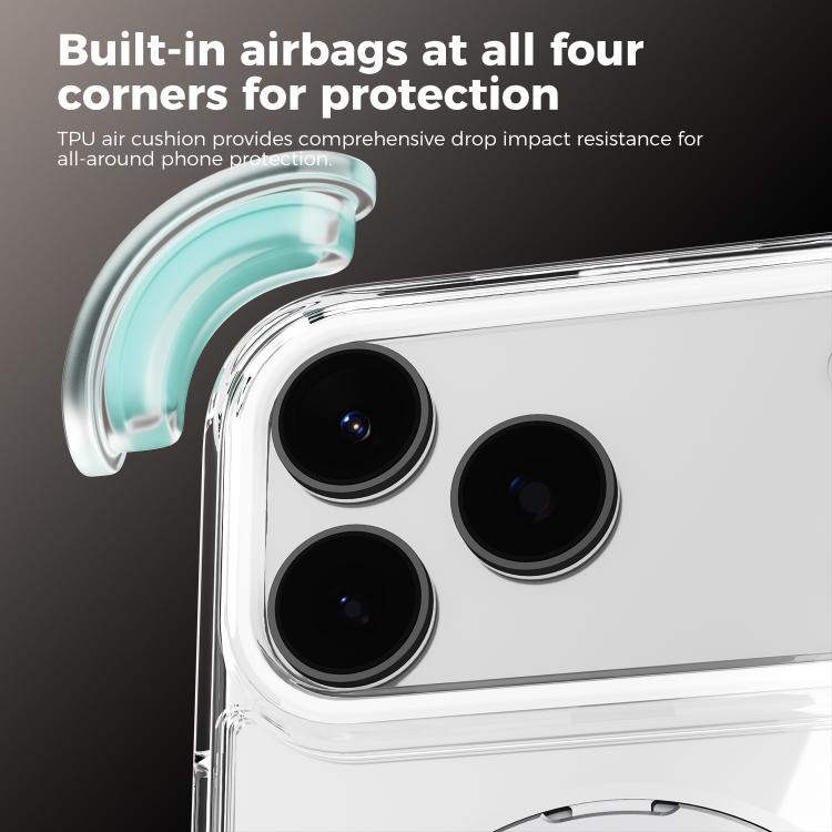 ABEEL MagSafe Q-LUCK 피벗 브래킷 투명 폰 케이스, 아이폰 15 프로 맥스용, 아이폰 15 프로용, 아이폰 15 플러스용, 아이폰 15용, 아이폰 14 플러스용, 아이폰 14용, 아이폰 14 프로용, 아이폰 14 프로 맥스용