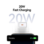 USAMS CC325 T69 PD 20W USB-C / 타입-C 단일 포트 고속 충전기, CC325