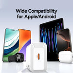 USAMS CC325 T69 PD 20W USB-C / 타입-C 단일 포트 고속 충전기, CC325