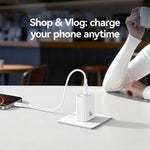 USAMS CC325 T69 PD 20W USB-C / 타입-C 단일 포트 고속 충전기, CC325