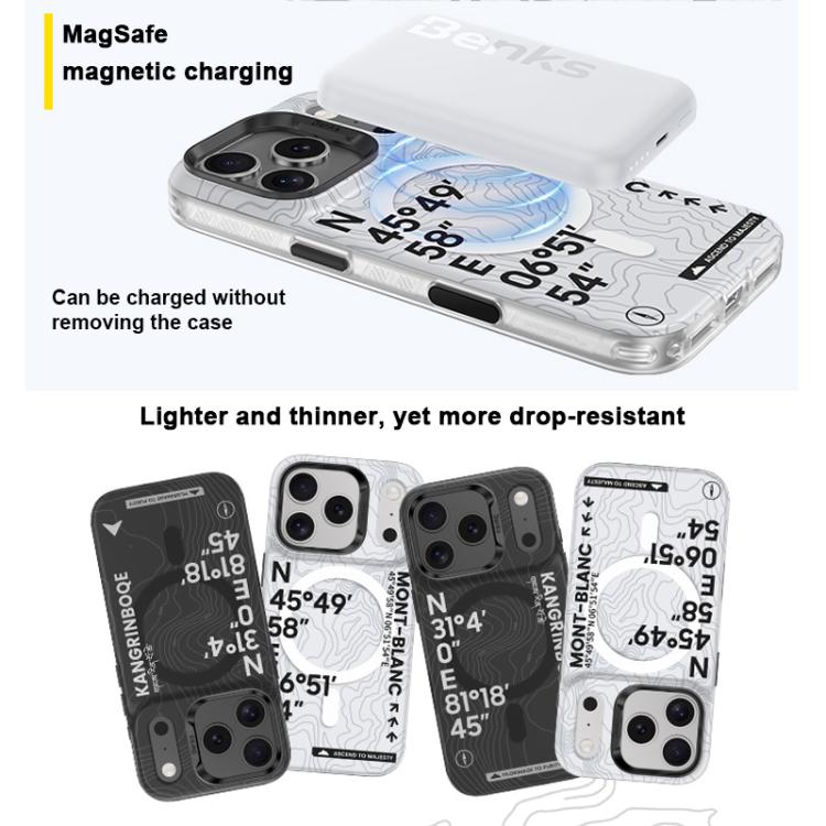 Benks 라이트 컬러 D1 시리즈 MagSafe 자석 폰 케이스, 아이폰 17 프로 맥스용, 아이폰 17 프로용
