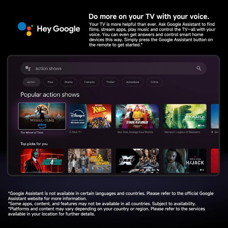 오리지널 샤오미 TV 스틱 2세대 쿼드 코어 Cortex-A55 4K 울트라 HD 듀얼 밴드 WiFi6 구글 TV 스틱, 글로벌 버전 구글 플레이 포함, 2GB+8GB