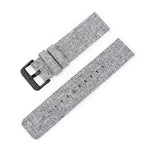 Stainless Steel Pin Buckle Nylon Woven Canvas Watch Band, 20mm, 22mm