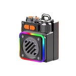 DK06 휴대용 RGB 라이트 블루투스 5.4 무선 스피커, DK06