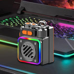 DK06 휴대용 RGB 라이트 블루투스 5.4 무선 스피커, DK06
