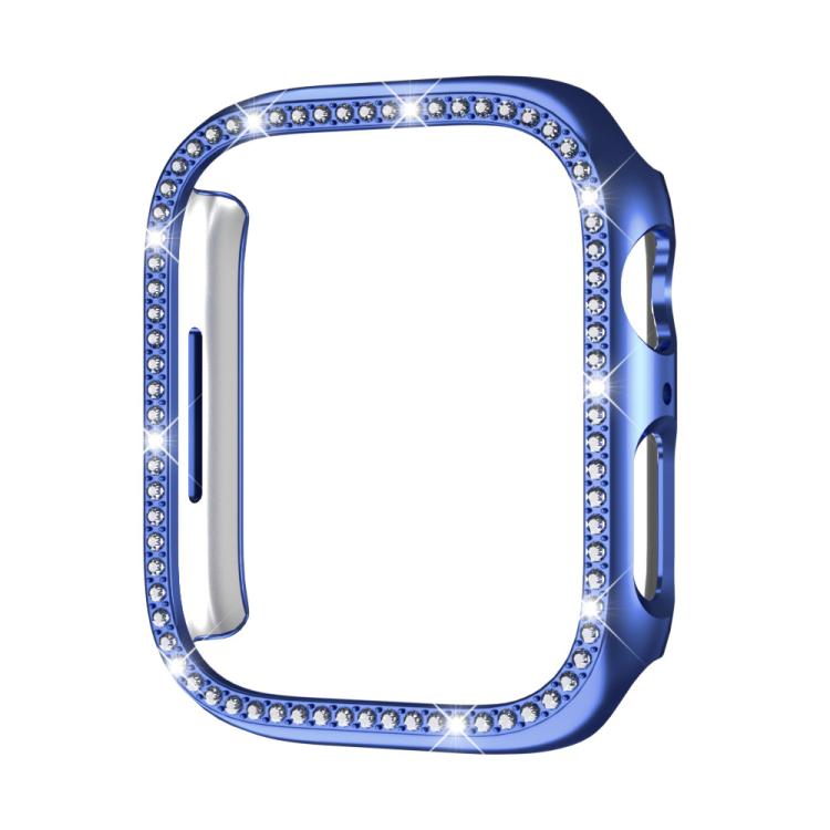 xDfind 단일 행 다이아몬드 홀로우 PC 시계 커버, Apple Watch 시리즈 11 46mm / 10 46mm용, Apple Watch 시리즈 11 42mm / 10 42mm용