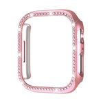 xDfind 단일 행 다이아몬드 홀로우 PC 시계 커버, Apple Watch 시리즈 11 46mm / 10 46mm용, Apple Watch 시리즈 11 42mm / 10 42mm용