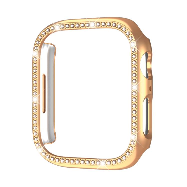 xDfind 단일 행 다이아몬드 홀로우 PC 시계 커버, Apple Watch 시리즈 11 46mm / 10 46mm용, Apple Watch 시리즈 11 42mm / 10 42mm용