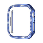 xDfind 단일 행 다이아몬드 홀로우 PC 시계 커버, Apple Watch 시리즈 11 46mm / 10 46mm용, Apple Watch 시리즈 11 42mm / 10 42mm용