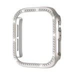 xDfind 단일 행 다이아몬드 홀로우 PC 시계 커버, Apple Watch 시리즈 11 46mm / 10 46mm용, Apple Watch 시리즈 11 42mm / 10 42mm용