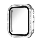 xDfind 단일 행 다이아몬드 강화유리 필름 통합 PC 시계 케이스, Apple Watch 시리즈 44mm용, Apple Watch 시리즈 40mm용, Apple Watch 시리즈 11 46mm / 10 46mm용, Apple Watch 시리즈 11 42mm / 10 42mm용, Apple Watch Ultra 3 / 2 / 1 49mm용