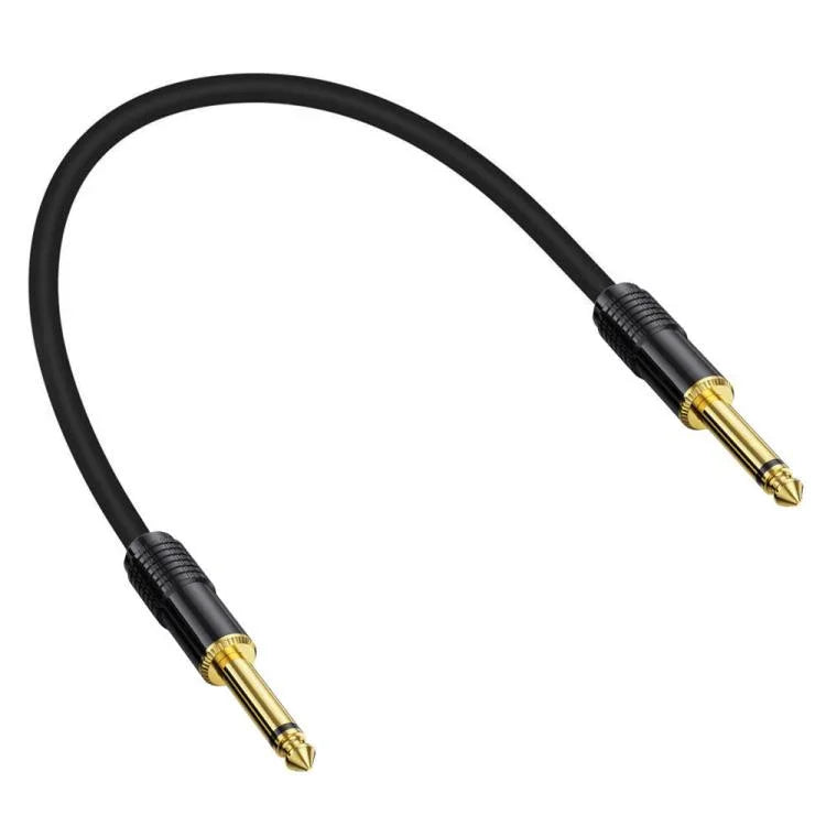 모노 남성-남성 6.35mm 믹서 오디오 케이블, 0.5m, 1m, 1.5m, 2m, 3m, 5m, 10m, 15m, 20m
