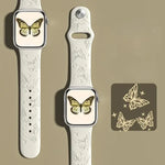 xDfind 3D 레이저 각인 실리콘 시계 밴드, Apple Watch 42 / 44 / 45 / 46 / 49mm용, Apple Watch 38 / 40 / 41 / S11 42mm용
