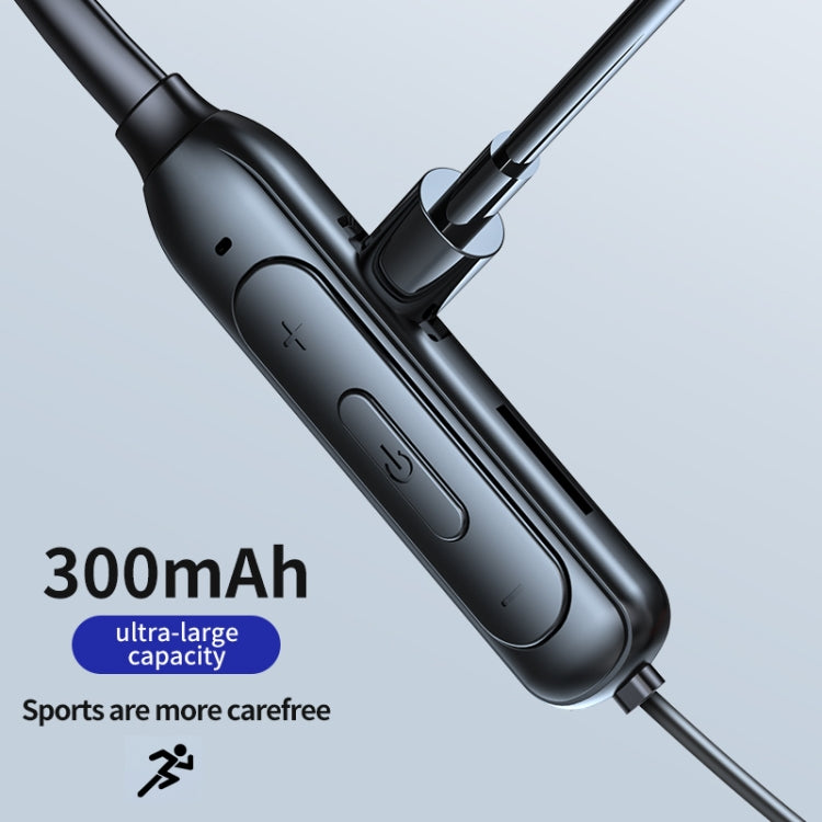 M60 8D 서라운드 사운드 무선 넥밴드 5.1 블루투스 이어폰 TF 카드 MP3 모드 지원