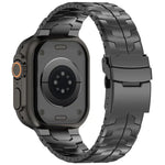 분리형 안전 클라스프 티타늄 합금 시계 밴드, Apple Watch 46mm / 49mm / 45mm / 44mm용, Apple Watch 42mm / 41mm / 40mm / 38mm용