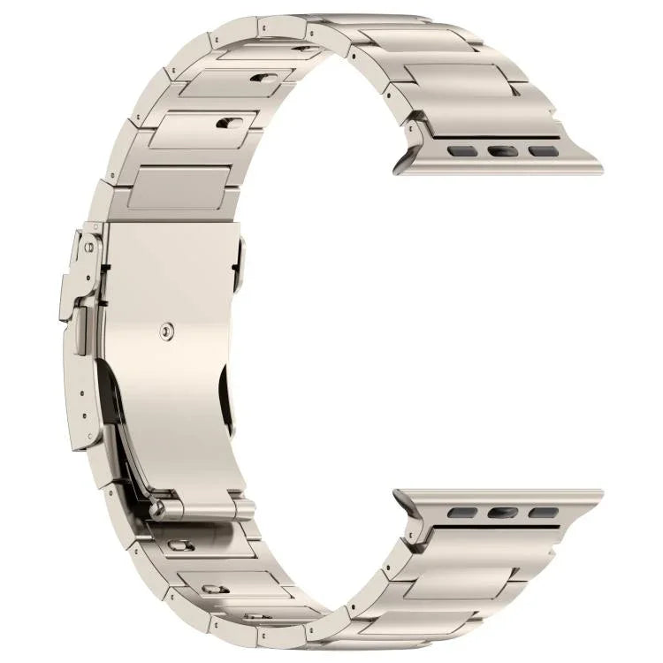 I자형 퀵 릴리스 안전 클라스프 티타늄 합금 시계 밴드, Apple Watch 46mm / 49mm / 45mm / 44mm용, Apple Watch 42mm / 41mm / 40mm / 38mm용