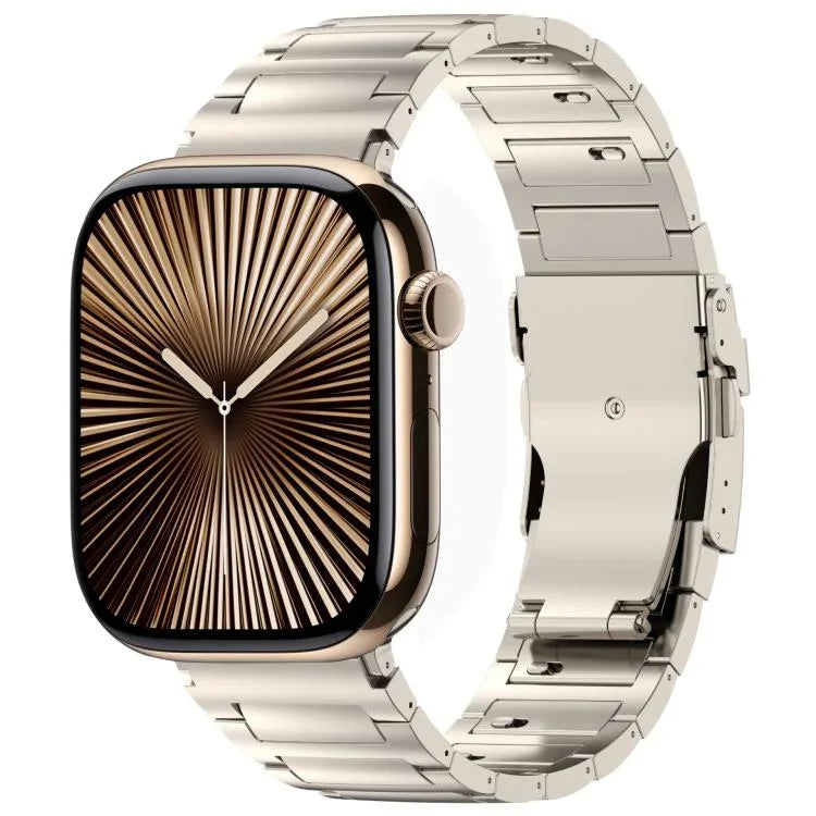 I자형 퀵 릴리스 안전 클라스프 티타늄 합금 시계 밴드, Apple Watch 46mm / 49mm / 45mm / 44mm용, Apple Watch 42mm / 41mm / 40mm / 38mm용