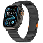 두꺼운 단일 구슬 자석 클라스프 티타늄 합금 시계 밴드, Apple Watch 46mm / 49mm / 45mm / 44mm용, Apple Watch 42mm / 41mm / 40mm / 38mm용