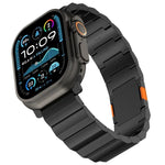 두꺼운 단일 구슬 자석 클라스프 티타늄 합금 시계 밴드, Apple Watch 46mm / 49mm / 45mm / 44mm용, Apple Watch 42mm / 41mm / 40mm / 38mm용