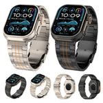 세 구슬 안전 클라스프 티타늄 합금 시계 밴드, Apple Watch 46mm / 49mm / 45mm / 44mm용, Apple Watch 42mm / 41mm / 40mm / 38mm용