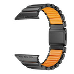 자석 노먼 버클 통합 단일 구슬 스테인리스 스틸 시계 밴드, Apple Watch 46mm / 49mm / 45mm / 44mm용