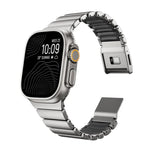 자석 노먼 버클 통합 단일 구슬 스테인리스 스틸 시계 밴드, Apple Watch 46mm / 49mm / 45mm / 44mm용