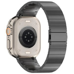 단일 구슬 퀵 릴리스 평면 버클 티타늄 합금 시계 밴드, Apple Watch 46mm / 49mm / 45mm / 44mm용, Apple Watch 42mm / 41mm / 40mm / 38mm용