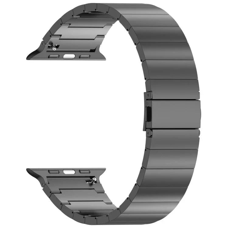 단일 구슬 퀵 릴리스 평면 버클 티타늄 합금 시계 밴드, Apple Watch 46mm / 49mm / 45mm / 44mm용, Apple Watch 42mm / 41mm / 40mm / 38mm용