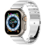 단일 구슬 퀵 릴리스 평면 버클 티타늄 합금 시계 밴드, Apple Watch 46mm / 49mm / 45mm / 44mm용, Apple Watch 42mm / 41mm / 40mm / 38mm용
