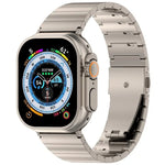 단일 구슬 퀵 릴리스 평면 버클 티타늄 합금 시계 밴드, Apple Watch 46mm / 49mm / 45mm / 44mm용, Apple Watch 42mm / 41mm / 40mm / 38mm용