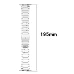 단일 구슬 퀵 릴리스 평면 버클 티타늄 합금 시계 밴드, Apple Watch 46mm / 49mm / 45mm / 44mm용, Apple Watch 42mm / 41mm / 40mm / 38mm용