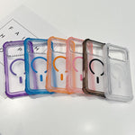 투명 매트 TPU 하이브리드 PC 3-in-1 MagSafe 휴대폰 케이스, 아이폰 17 프로 맥스용, 아이폰 17 프로용, 아이폰 17용, 아이폰 에어용, 아이폰 16 프로 맥스용, 아이폰 16 프로용, 아이폰 16 플러스용, 아이폰 16용