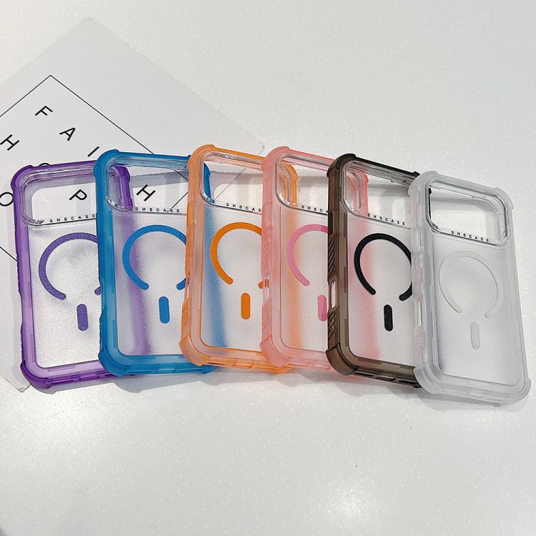 투명 매트 TPU 하이브리드 PC 3-in-1 MagSafe 휴대폰 케이스, 아이폰 17 프로 맥스용, 아이폰 17 프로용, 아이폰 17용, 아이폰 에어용, 아이폰 16 프로 맥스용, 아이폰 16 프로용, 아이폰 16 플러스용, 아이폰 16용