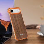 J TRIBE 메탈 프레임리스 우드 텍스처 MagSafe 휴대폰 케이스, 아이폰 17 프로 맥스용, 아이폰 17 프로용, 아이폰 17용, 아이폰 에어용, 아이폰 16 프로 맥스용, 아이폰 16 프로용, 아이폰 15 프로 맥스용, 아이폰 15 프로용