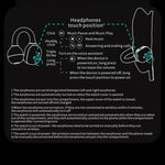 D12 2.01인치 TFT 화면 스마트 블루투스 워치 & 헤드폰 2 in 1 무선 통화 지원