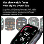 D12 2.01인치 TFT 화면 스마트 블루투스 워치 & 헤드폰 2 in 1 무선 통화 지원