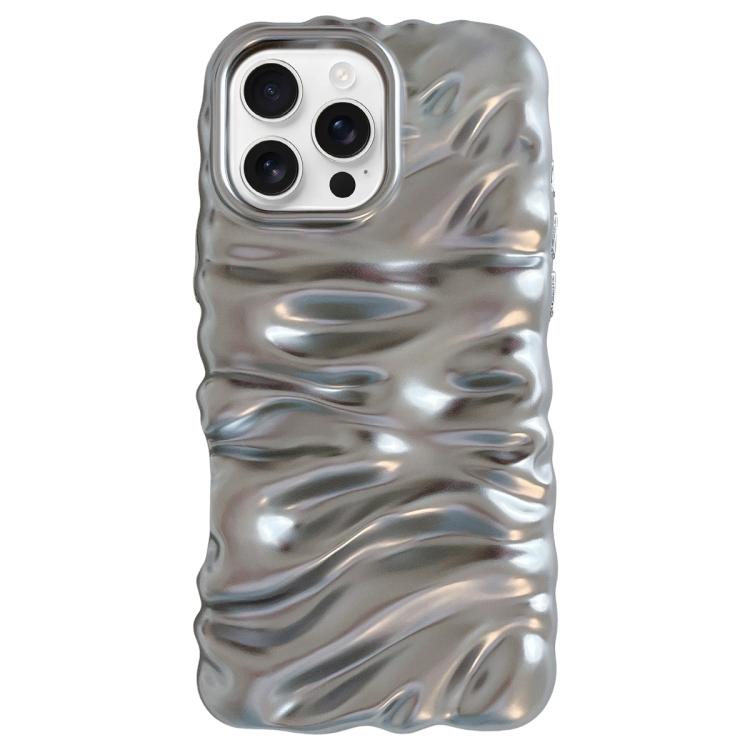 Cream Texture Electroplating TPU Full Coverage Phone Case, For iPhone 17, For iPhone 16 Pro Max, For iPhone 16 Pro, For iPhone 16, For iPhone 15 Pro Max
